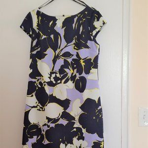 Vince Camuto shift floral dress size 8
